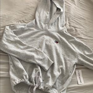Tommy Hilfiger Scrunched Crop Hoodie